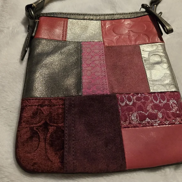 バッグ Coach Patchwork One Shoulder Bag Coach Pastel Patchwork Shoulder Hobo bag Handbag One